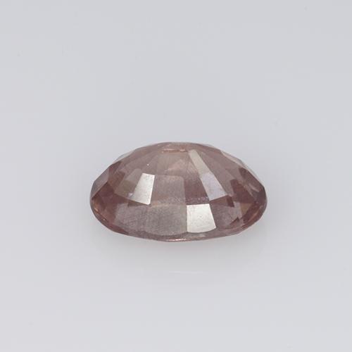 Granada malaia rosa natural 0,70ct, corte oval, VS