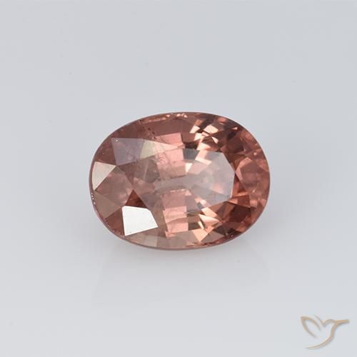 Malaya Garnet Luz rosa Natural 1.28ct, oval, VS