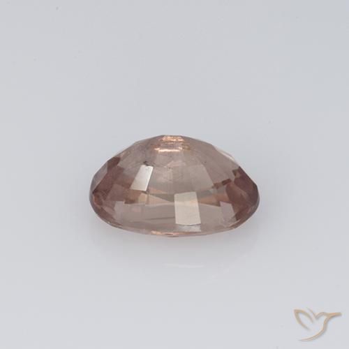Granada malaia rosa natural 0,77ct, corte oval, VS