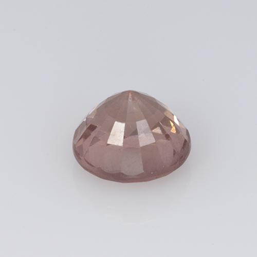 Granada malaia rosa natural 0,82ct, corte redondo, VS