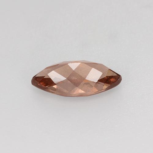 Granada malaia marrom natural 1,28ct, marquise, VVS-VS
