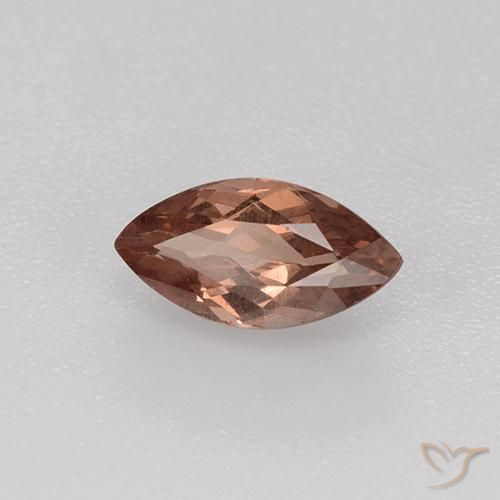 Malaya Garnet Marrom Canela claro Natural 1.17ct, Marquesa, VVS-VS