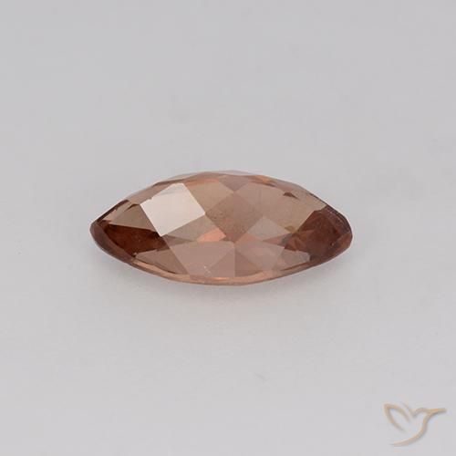Malaya Garnet Marrom Canela claro Natural 1.17ct, Marquesa, VVS-VS