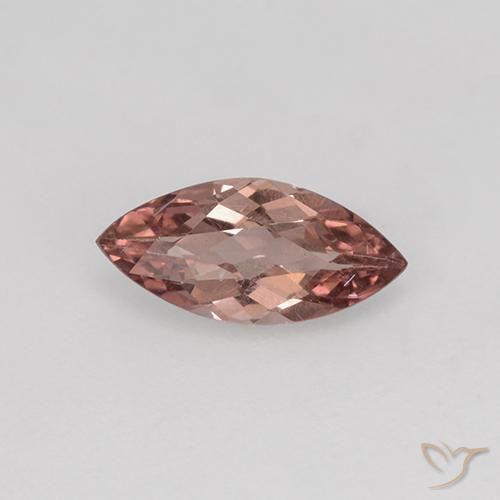 0.92ct Natural vermelho médio Malaya Garnet, Marquesa, VVS-VS