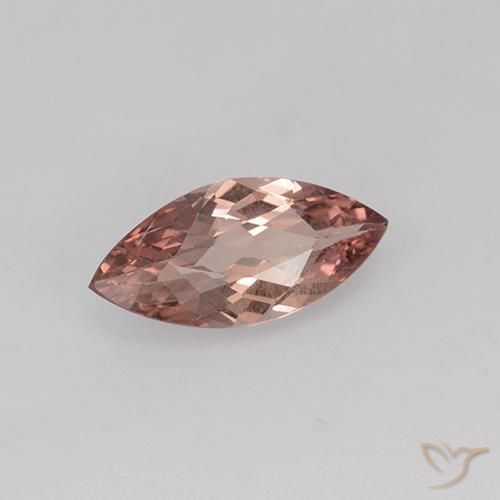 Malaya Garnet vermelho médio Natural 0.92ct, Marquesa, VVS-VS