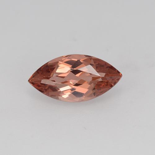 Granada malaia vermelho natural 1,78ct, marquise, VVS-VS