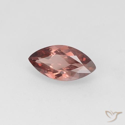 Malaya Garnet vermelho médio Natural 1.14ct, Marquesa, VVS-VS