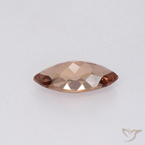 Malaya Garnet vermelho quente Natural 1.25ct, Marquesa, VS