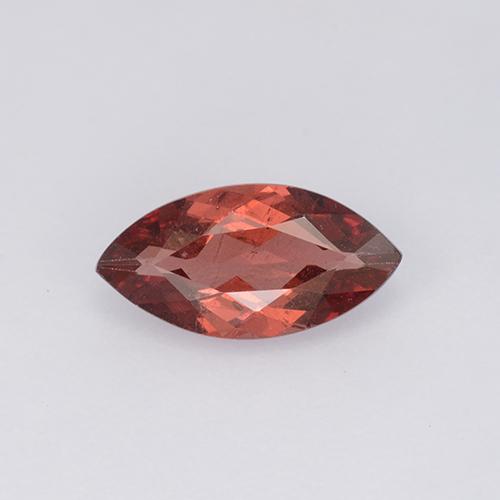 Granada malaia vermelho natural 1,27ct, marquise, VS