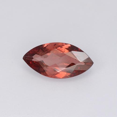 Granada malaia vermelho natural 1,27ct, marquise, VS