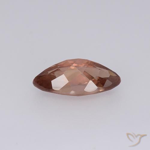 Granada malaia vermelho quente natural 1,48ct, marquise, VS