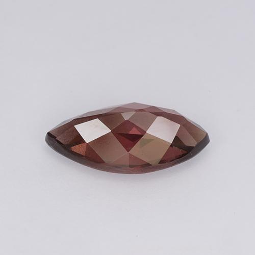 Granada malaia vermelho natural 2,39ct, marquise, VS