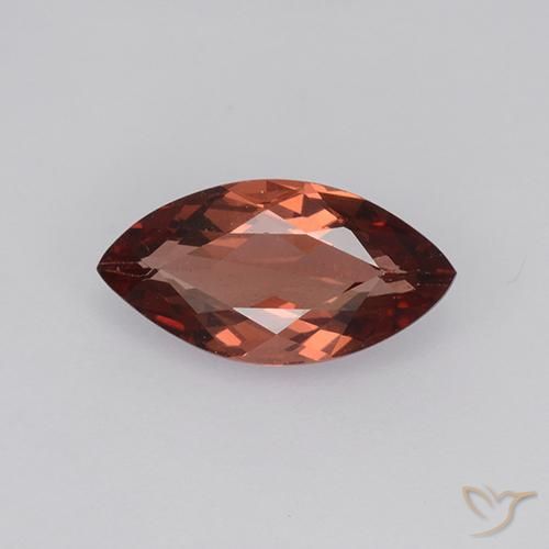 1.22ct Natural Rosa vermelha Malaya Garnet, Marquesa, VVS-VS