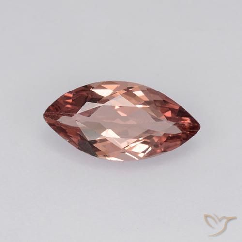 Granada malaia vermelho natural 1,18ct, marquise, VVS-VS