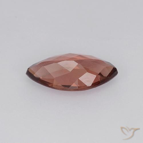 Malaya Garnet vermelho quente Natural 0.92ct, Marquesa, VVS-VS