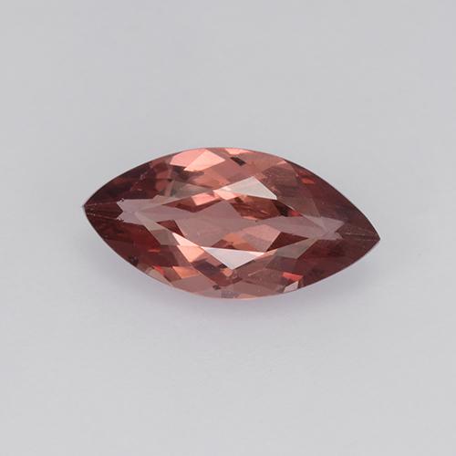 Granada malaia vermelho natural 1,57ct, marquise, VVS-VS