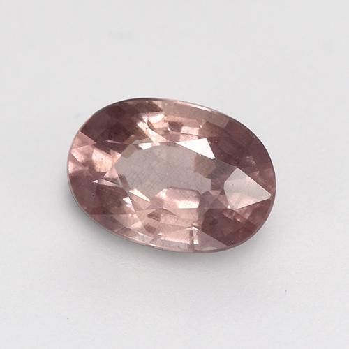 Granada malaia rosa natural 0,64ct, corte oval, VS