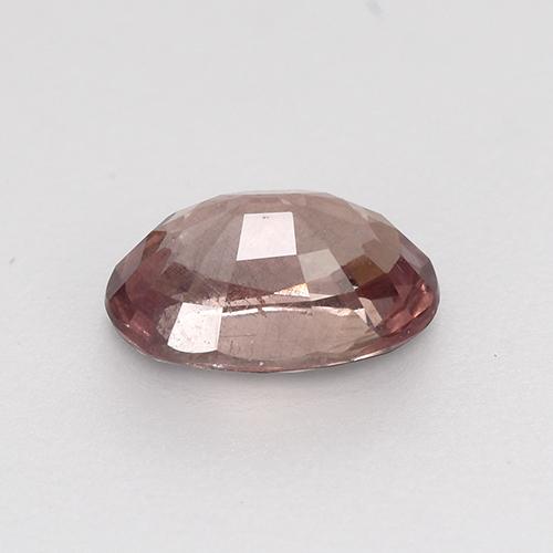 Granada malaia rosa natural 0,63ct, corte oval, VS