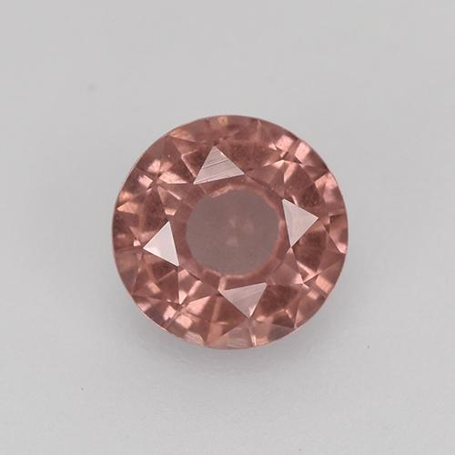 Malaya Garnet Rosa Jacarandá Claro Natural 0.55ct, Corte Redondo, VS
