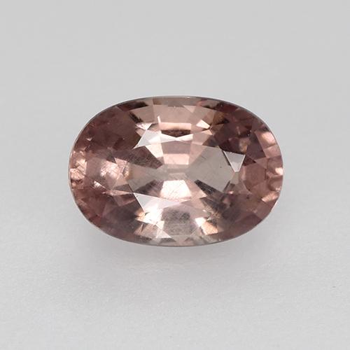 Granada malaia rosa natural 0,68ct, corte oval, VS-SI