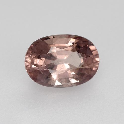 Granada malaia rosa natural 0,68ct, corte oval, VS-SI