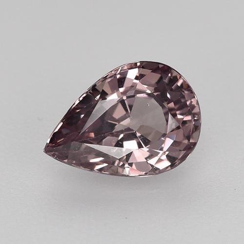 Malaya Garnet Light Greyish Purple Natural 0.93ct, Formato de pêra, VS