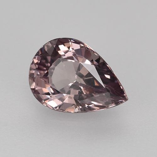 Malaya Garnet Light Greyish Purple Natural 0.93ct, Formato de pêra, VS