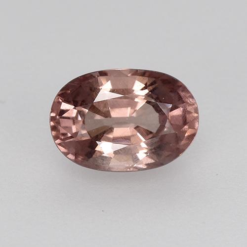 Malaya Garnet Rosa Jacarandá Profundo Natural 0.66ct, Corte Oval, VS