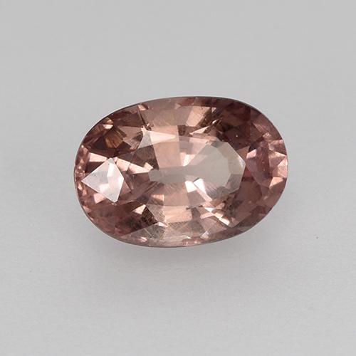 Malaya Garnet Rosa Jacarandá Profundo Natural 0.66ct, Corte Oval, VS