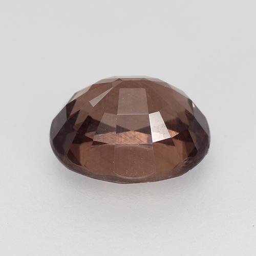 Granada malaia vermelho natural 1,31ct, corte oval, VS