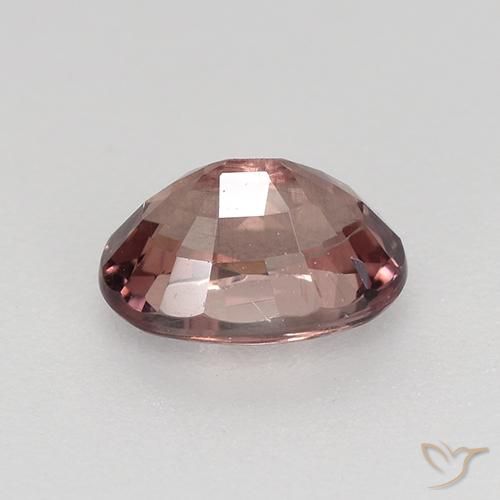 Granada malaia vermelho natural 0,76ct, corte oval, VS-SI