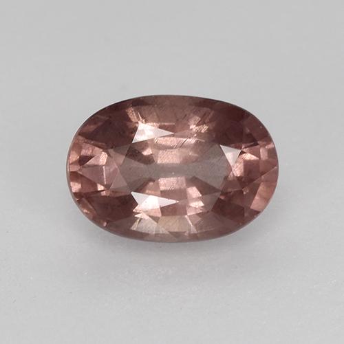 Granada malaia rosa natural 0,69ct, corte oval, VS