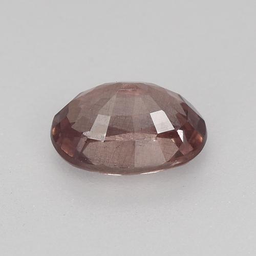Granada malaia rosa natural 0,69ct, corte oval, VS