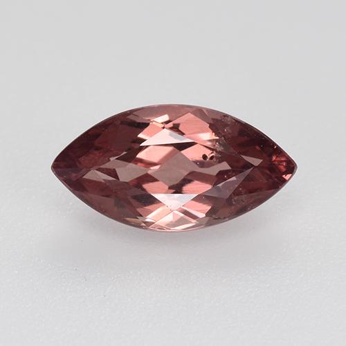 Granada malaia vermelho natural 1,66ct, marquise, VS