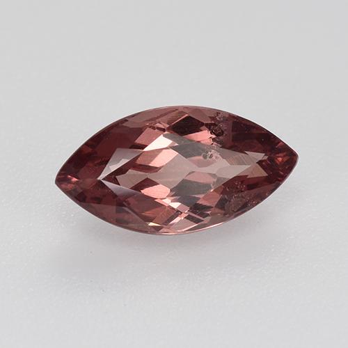 Granada malaia vermelho natural 1,66ct, marquise, VS