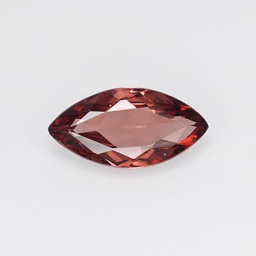 Granada malaia vermelho natural 1,00ct, marquise, VVS-VS