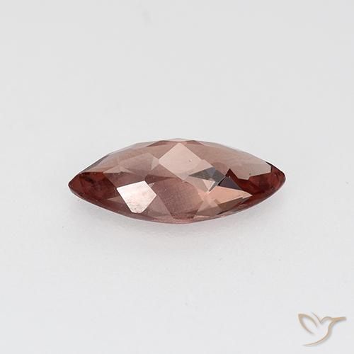 Malaya Garnet rosa avermelhado Natural 0.82ct, Marquesa, VS-SI