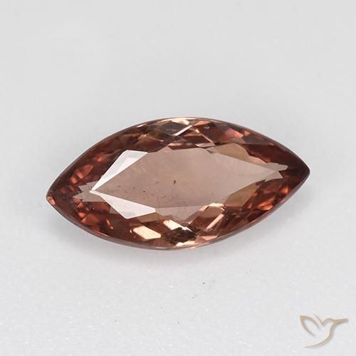 Malaya Garnet vermelho intenso Natural 1.22ct, Marquesa, VS