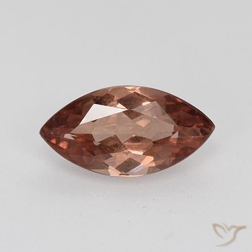 Granada malaia rosa de 0,87 quilates, corte marquise de 8,7 x 4,6 mm da Tanzânia, Photo A