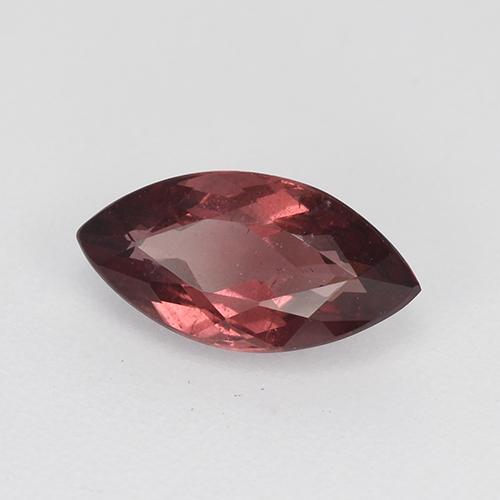Granada malaia vermelho natural 1,05ct, marquise, VS-SI