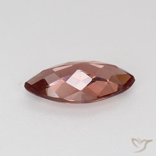 Malaya Garnet Vermelho escuro Natural 0.90ct, Marquesa, VS-SI