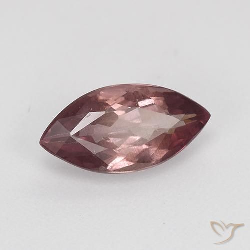 Malaya Garnet Vermelho escuro Natural 1.31ct, Marquesa, VS-SI