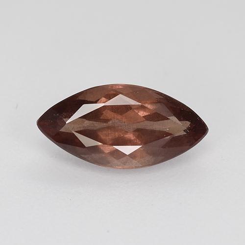 Malaya Garnet Castanho médio Natural 1.29ct, Marquesa, VS-SI