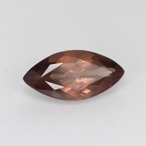 Malaya Garnet Castanho médio Natural 1.29ct, Marquesa, VS-SI