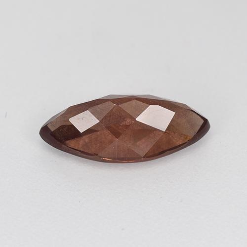 Malaya Garnet Castanho médio Natural 1.29ct, Marquesa, VS-SI
