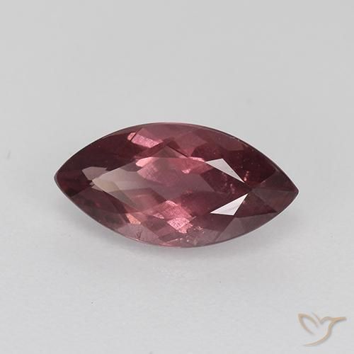 Malaya Garnet Vermelho médio-escuro Natural 1.06ct, Marquesa, VS-SI