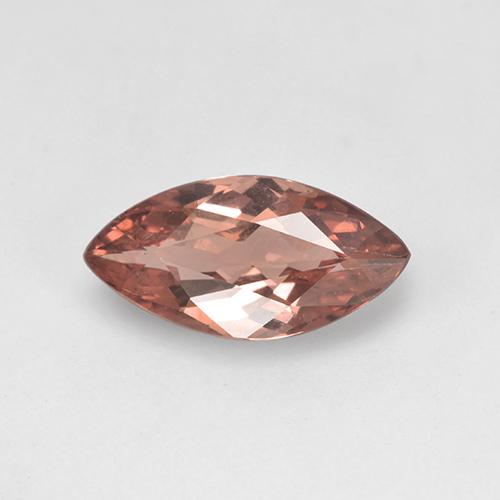Granada malaia rosa natural 1,22ct, marquise, VS