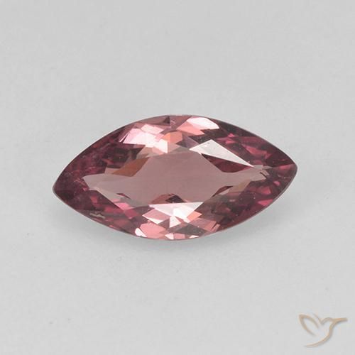 Malaya Garnet Vermelho escuro Natural 0.78ct, Marquesa, VS