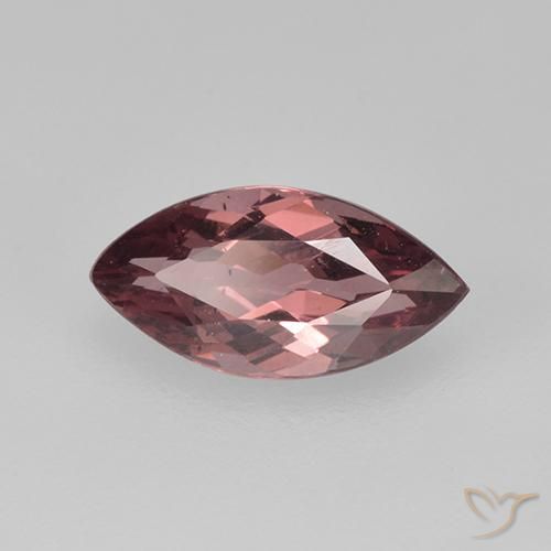 Malaya Garnet vermelho médio Natural 1.29ct, Marquesa, VS