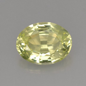 Granada do mali verde natural 1,26ct, corte oval, VVS-VS